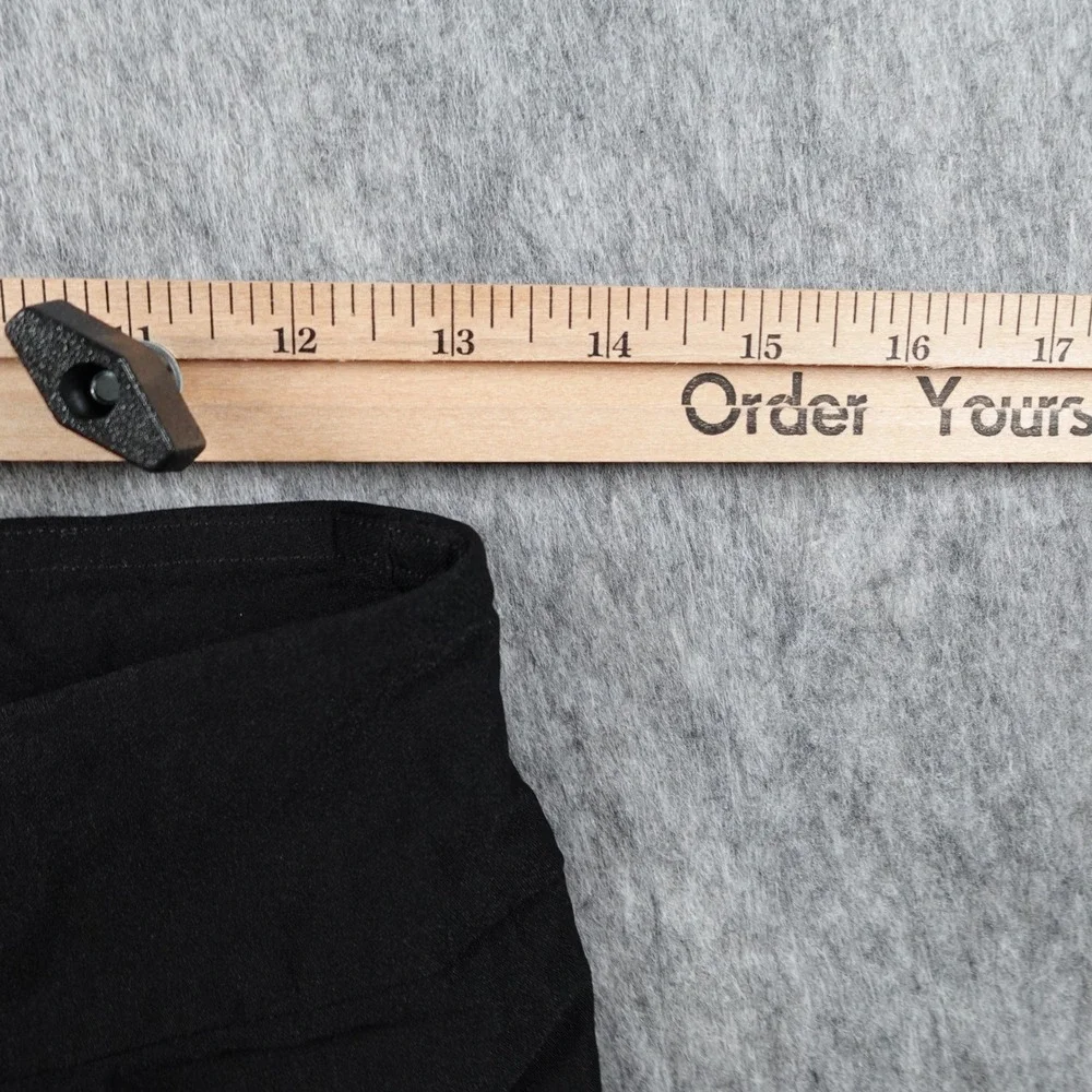 Sara Campbell Pants Women 6 Black‎ Stretch Slim Tapered Made In USA Career